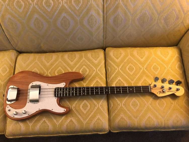 Custom pickguard from white SparkleLam™.