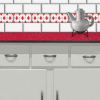 SL Red Argyle In A Room