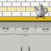 SL Yellow Argyle In A Room