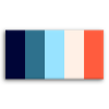 TweetPin12Share12 Shares Subway Color Block Blue & Red