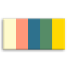 TweetPin12Share12 Shares Subway Color Block Muted Pastels