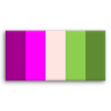 TweetPin12Share12 Shares Subway Color Block Pink & Green