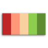 TweetPin12Share12 Shares Subway Color Block Salmon & Olive