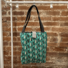 TweetPin1Share1 Shares Totebag Turquoise With Black