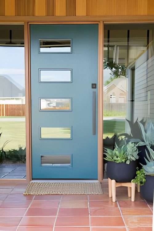 Jo door kit with custom sized panes