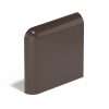 10 2×2 Corner Bullnose Matte Artisan Brown