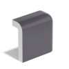 12 2×2 Radius Corner Bullnose Wood Violet