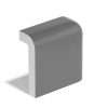 TweetPinShare0 Shares 12 2×2 Radius Corner Bullnose Matte Suede Gray