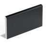 19 3×6 Bullnose Corner Right Matte Black