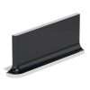 21 3×6 Flat Top Cove Base Corner Left Matte Black