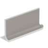 22 3×6 Flat Top Cove Base Corner Right Architectural Gray