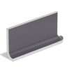22 3×6 Flat Top Cove Base Corner Right Wood Violet