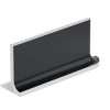 22 3×6 Flat Top Cove Base Corner Right Matte Black