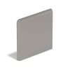 25 4.25×4.25 Corner Bullnose Architectural Gray