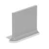 TweetPinShare0 Shares 28 4.25×4.25 Flat Top Cove Base Corner Left Desert Gray