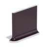 28 4.25×4.25 Flat Top Cove Base Corner Left Plum Crazy