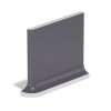 28 4.25×4.25 Flat Top Cove Base Corner Left Wood Violet