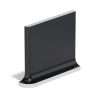 28 4.25×4.25 Flat Top Cove Base Corner Left Matte Black