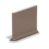 28 4.25×4.25 Flat Top Cove Base Corner Left Matte Elemental Tan