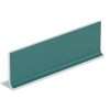 35 4.25×12.875 Flat Top Cove Base Matte Ocean Blue