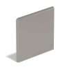 36 6×6 Corner Bullnose Architectural Gray