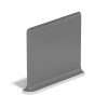 TweetPinShare0 Shares 42 6×6 Sanitary Cove Base Left Matte Suede Gray