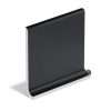 43 6×6 Sanitary Cove Base Right Matte Black