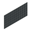 47 2×2 Mosaic Matte Black