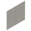 49 1×6 Mosaic Architectural Gray