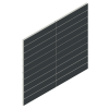 49 1×6 Mosaic Matte Black