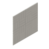 51 Basketweave 1×3 Mosaic Architectural Gray