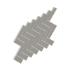 52 Herringbone 1×3 Mosaic Architectural Gray