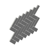 52 Herringbone 1×3 Mosaic Chalkboard