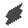 52 Herringbone 1×3 Mosaic Matte Black