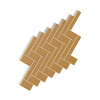 TweetPinShare0 Shares 52 Herringbone 1×3 Mosaic Mustard
