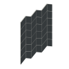 54 Chevron Mosaic Matte Black