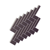 52 Herringbone 1×3 Mosaic Pkum Crazy